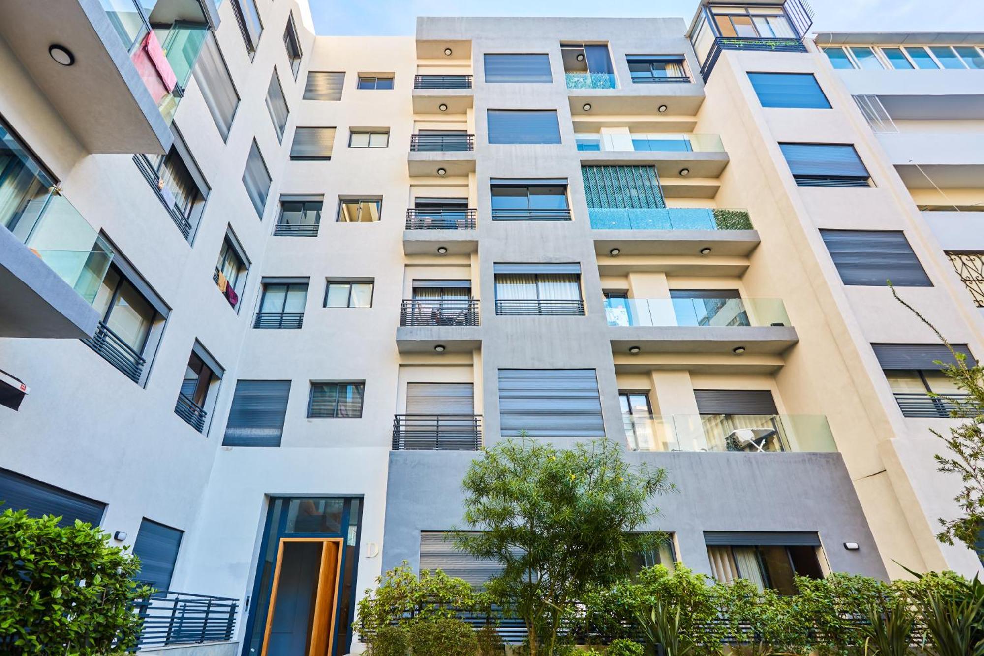 Sleek And Modern 2-bed Unit In Downtown Casa * Casablanca